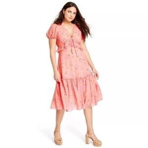 Love Shack Fancy x Target collab Pink Floral Dress